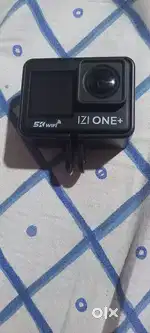 Izi one+ action camera with 5k resolution and in untouched condition