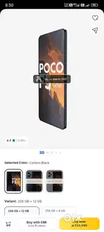 Poco f5 12gb ram 256gb storege