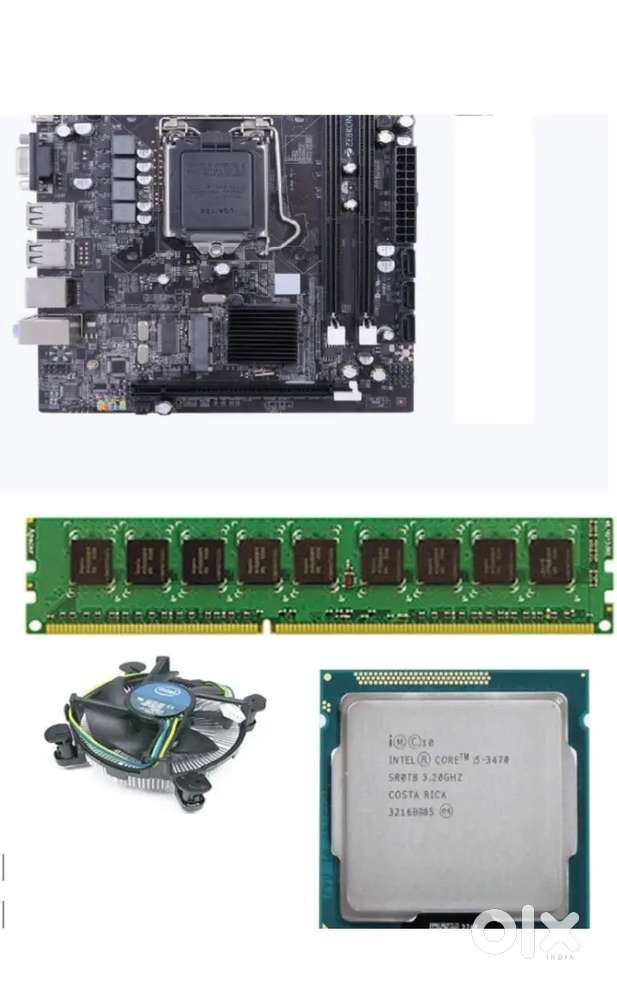 I5 3RD GEN + 16GB RAM + H61 NVME MOTHERBOARD