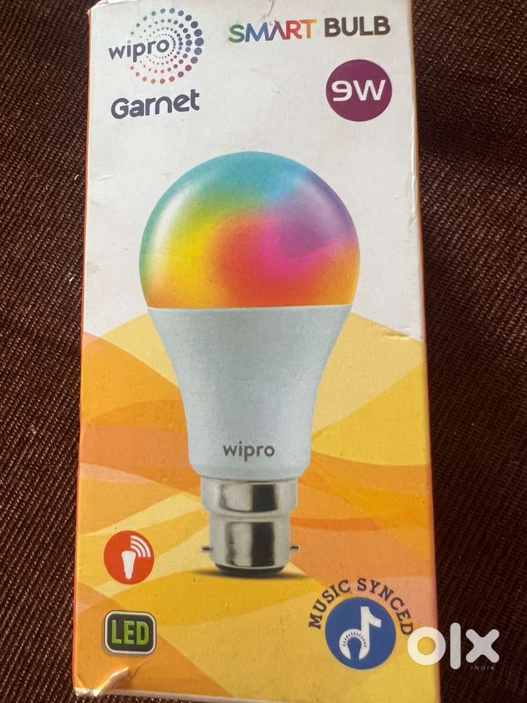 Wipro Smart bulb 9 Watt Music sync for amazon alexa & google assistant