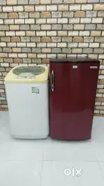 Videocon 170 ltrs single door refrigerator and Haier 5.8kg top load