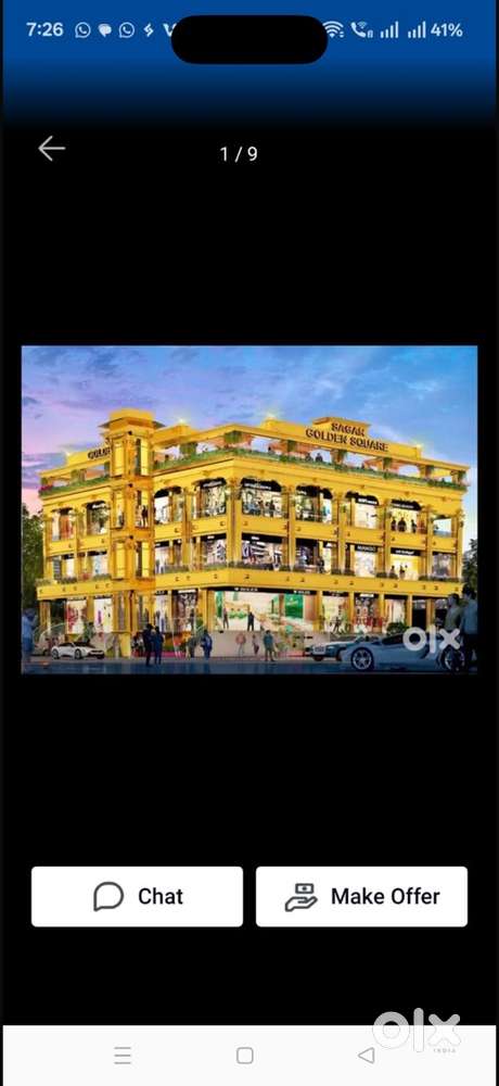 On road commercial shop on mangla chowk