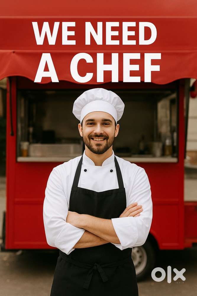 Chef for food stall/cart