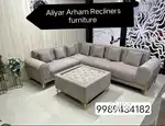 New L Shape sofa set in emi available Aliyar Arham Recliner