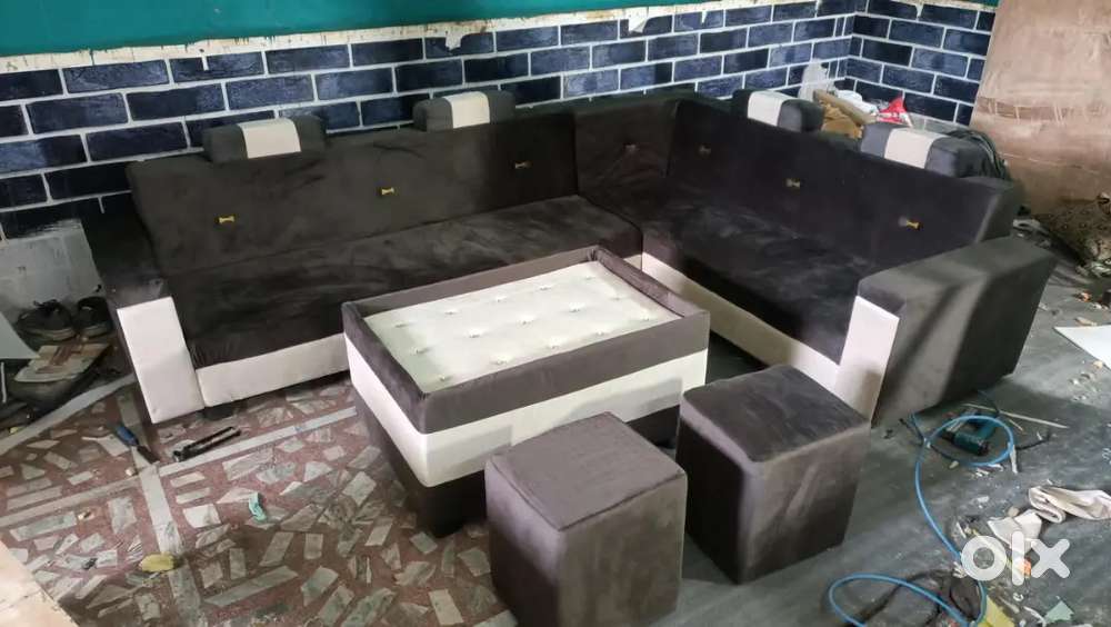 L safe sofa set