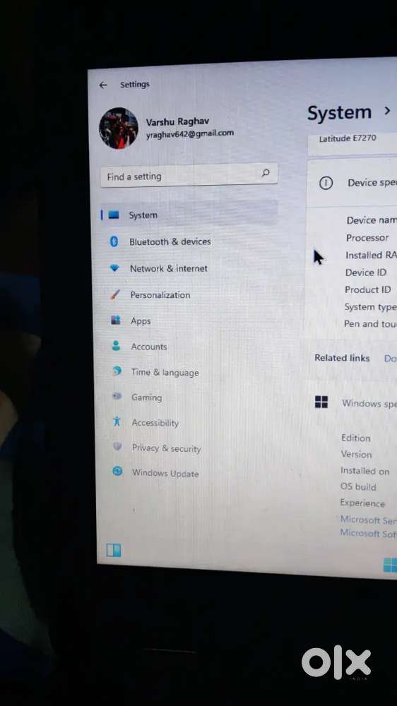 Dell latitude e7270