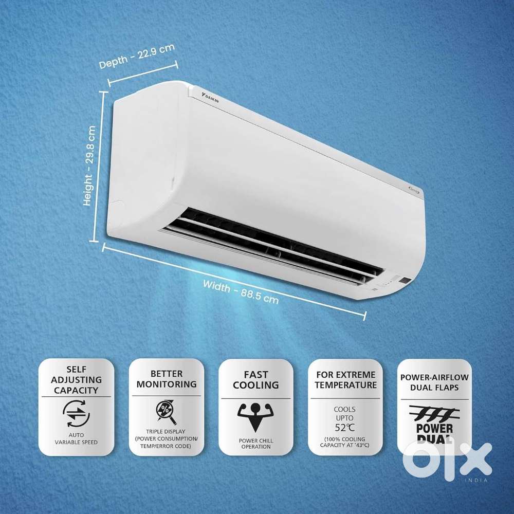 Moving out Sale! Daikin 1.5 Ton 3 Star Inverter Split AC (2024 Model)