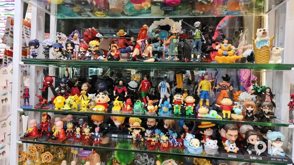 Anime characters, miniature model