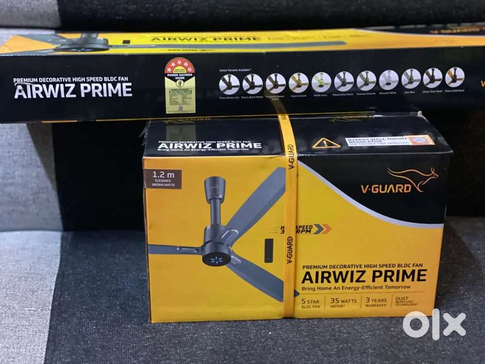 AIRWIZ PRIME(premium decorative high speed BLDC FAN)HIGH SPEED 370RPM