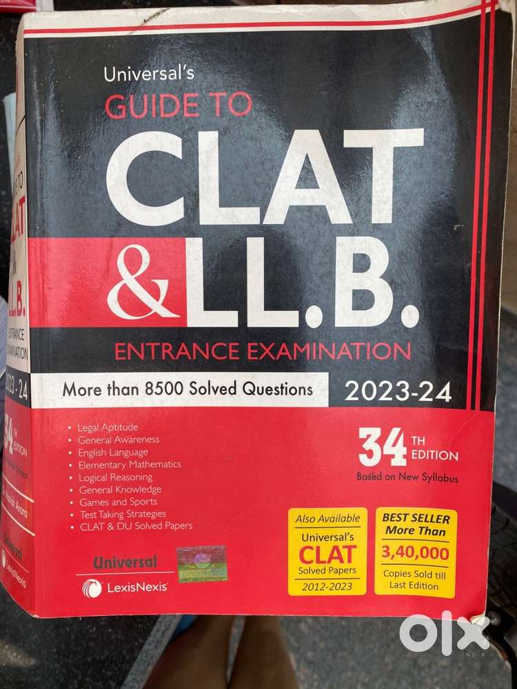 universal guide to CLAT & LLB, 34th edition