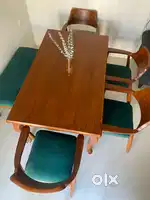 6Seater Solid Wooden Dining Table – Excellent Condition  Negotiable