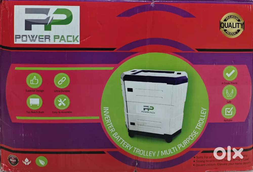 Inverter Battery Trolley