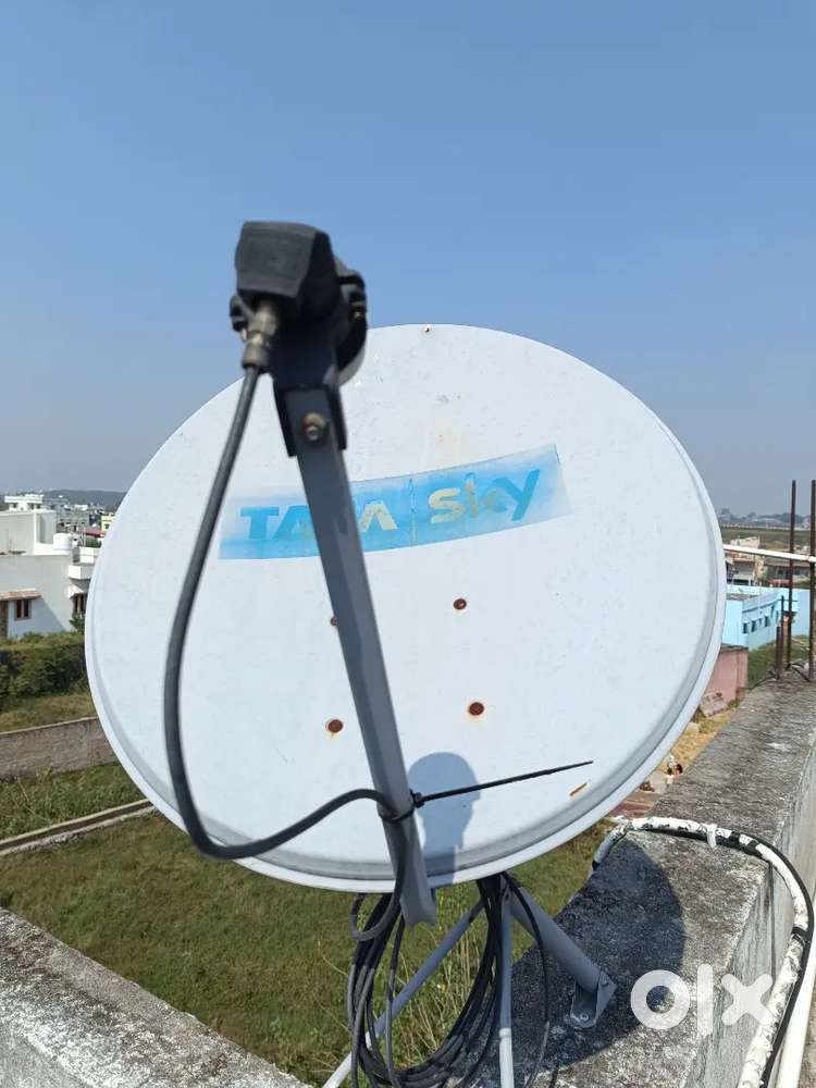 Dish antenna with set top box