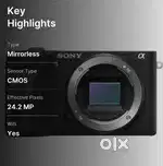 A6600 sony god condition  18.135 lens or 50mm lens 2 battery 2 charger