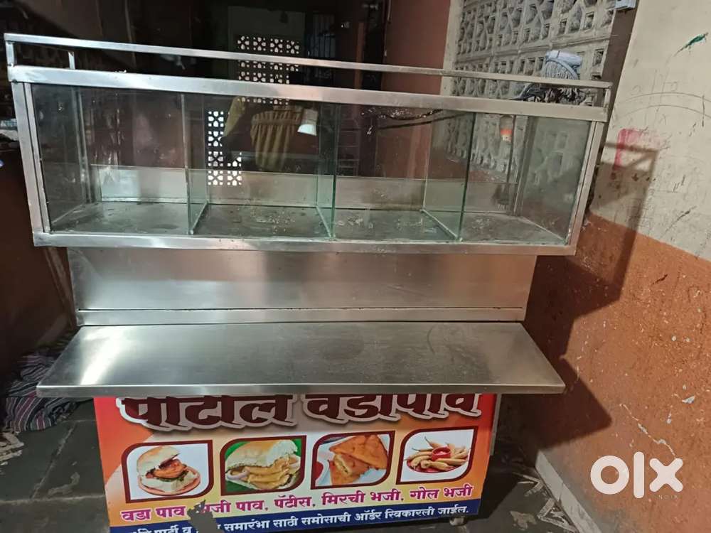 Food counter steel trolly