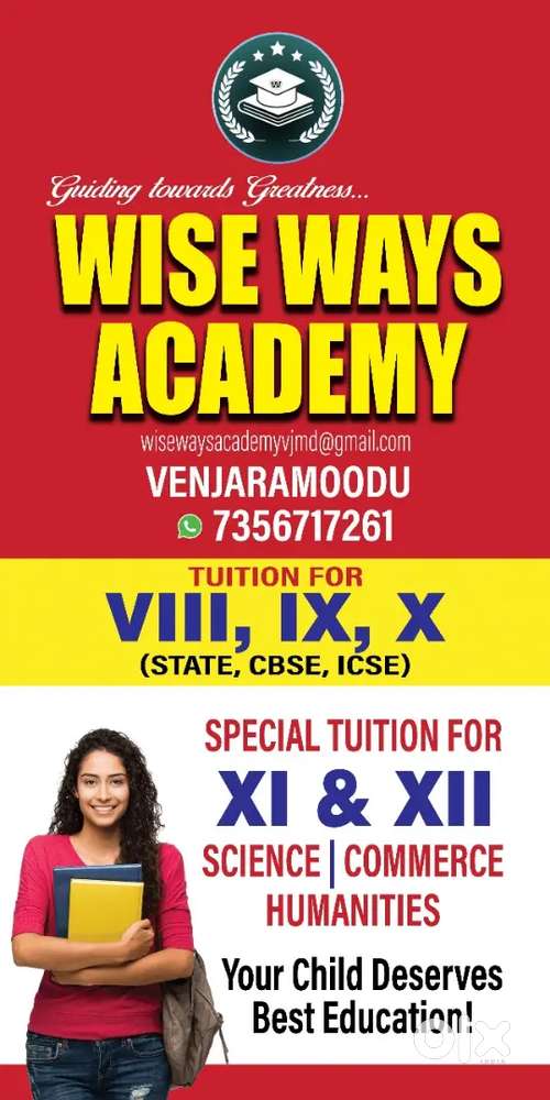 Chemistry, Maths, Physics, Biology Special Tuition available