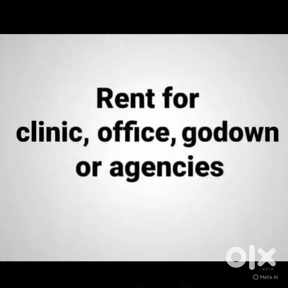 Space for Rent clinic, office, godown, courier offices agencies etc