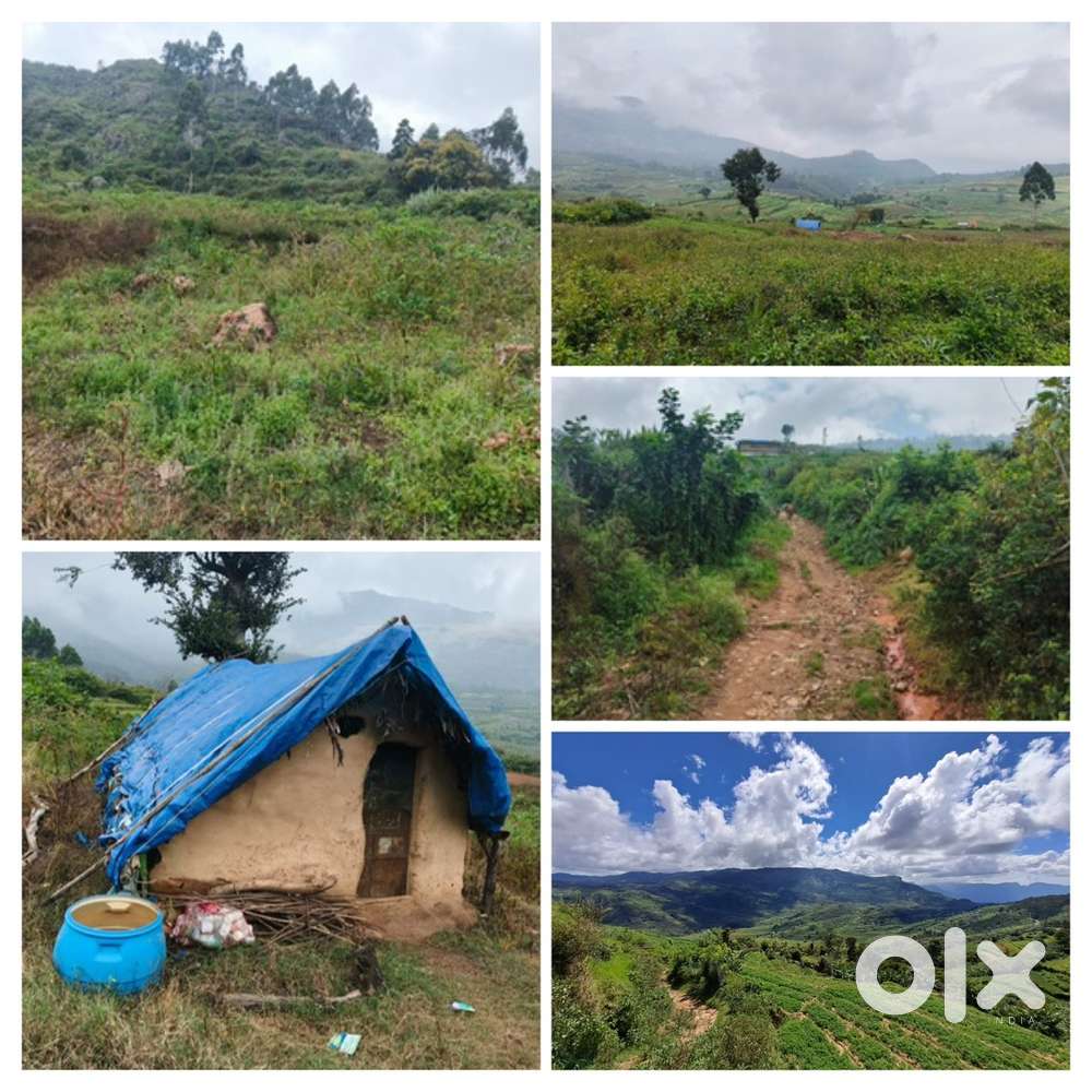 Step farm land with small mud house @ Kumbur, Mannavanur