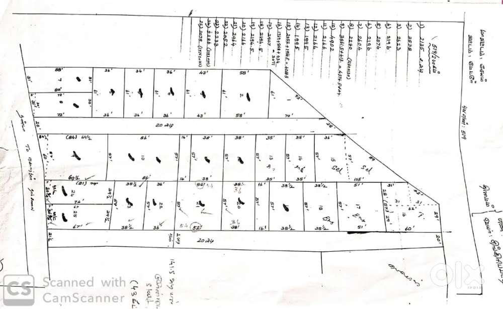 Resale property 5 cent 23.75 lak at near to 4 road Kolathur