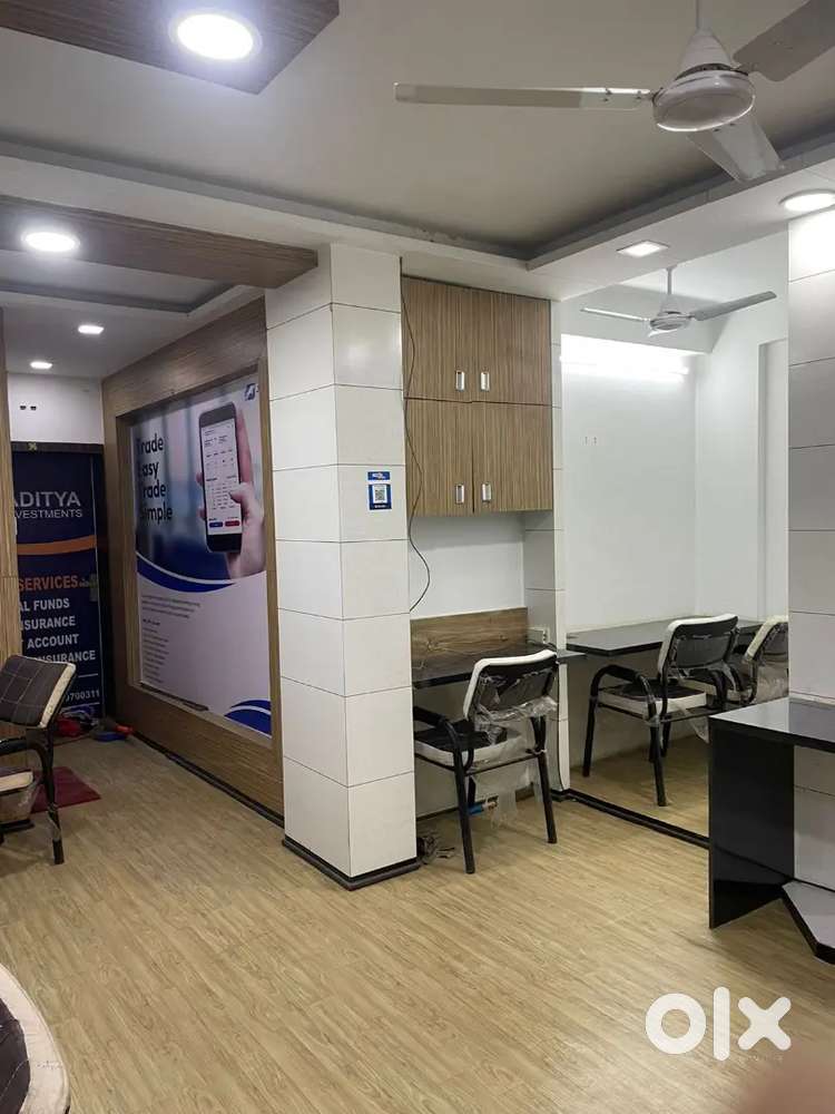 Fully Furnished office at New Palasia 56 dukkan above Titan showroom