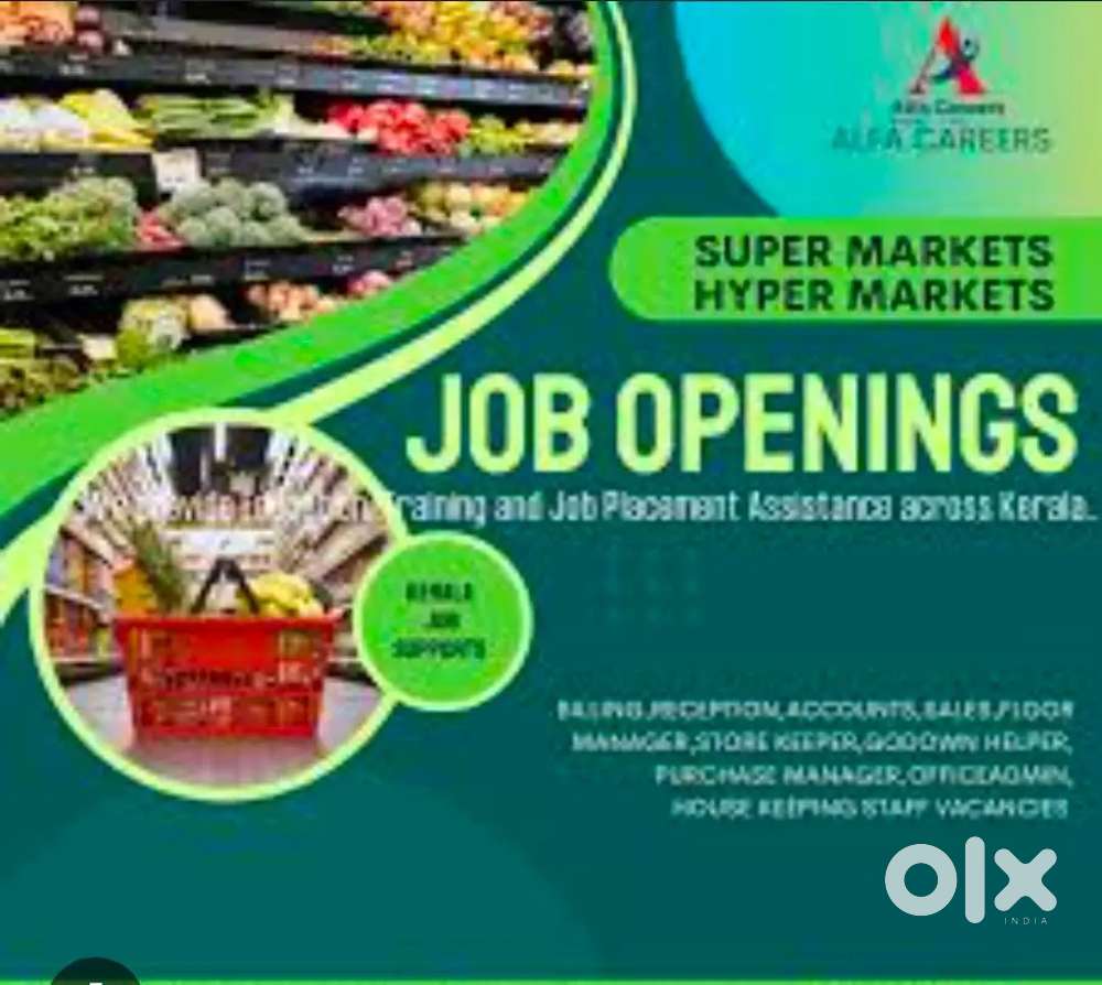 Supermarket job opening