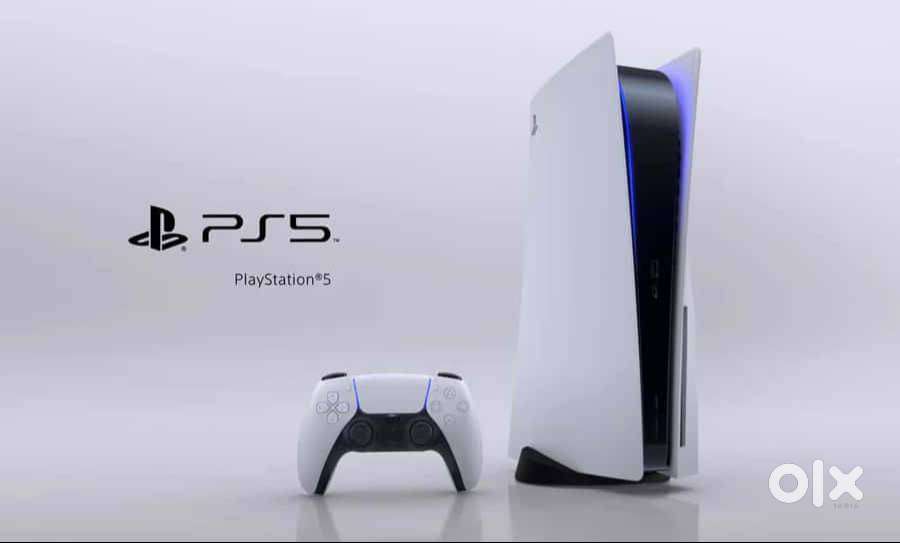 ps5 with box 2 remotes  new