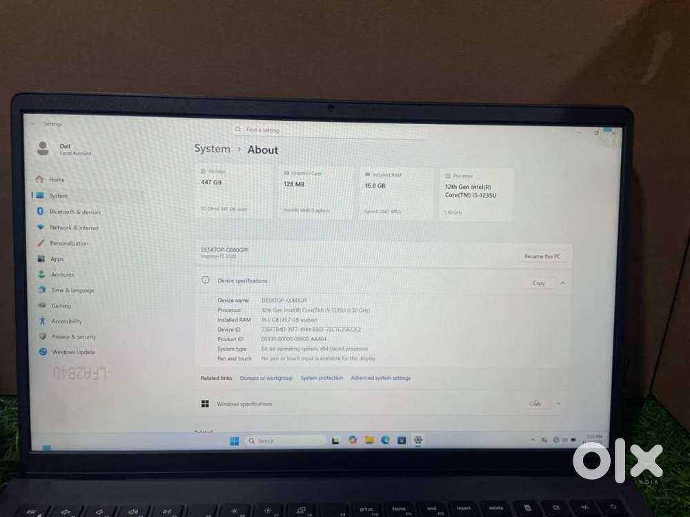 Dell Inspiron 3520 Intel Core i5-1235U  12th Gen Brand New