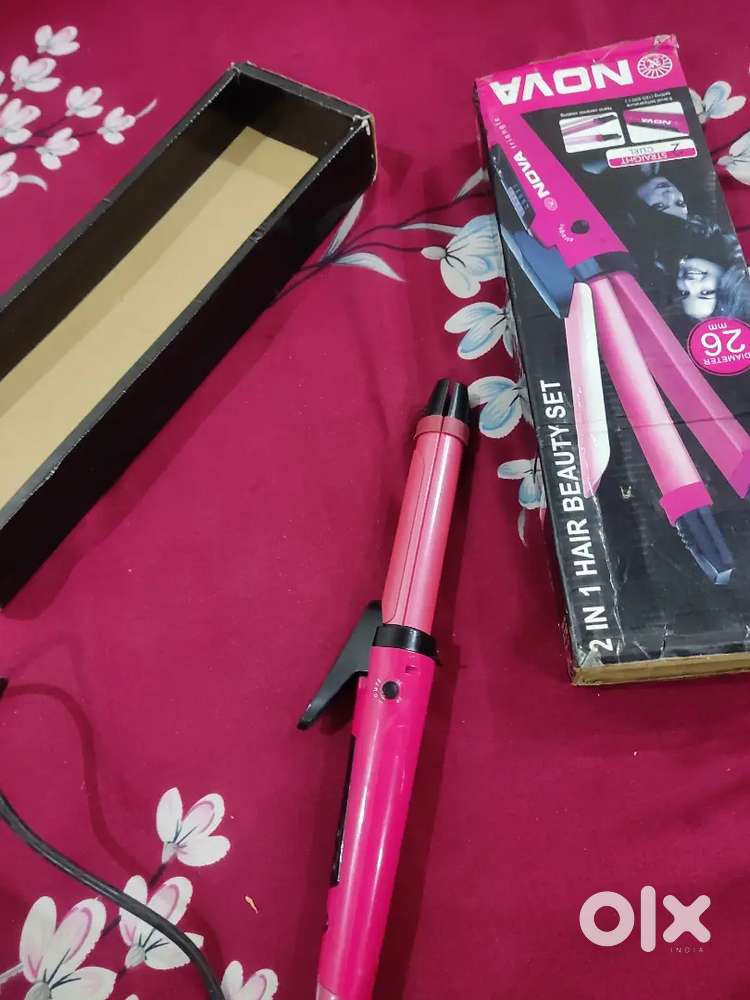 Nova 2 in 1 hair straightener and curler