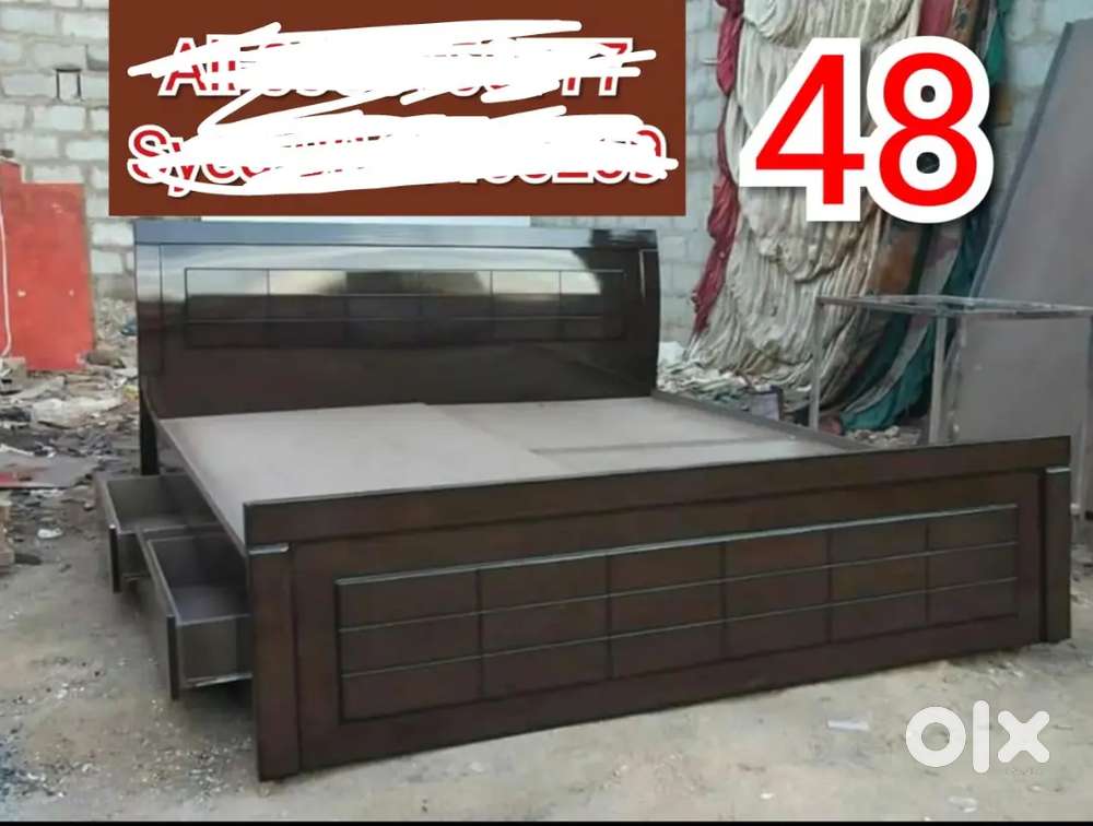 New mini double cot 4x6 without storage cot 4250