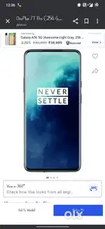 One plus 7 t pro exchange mobile 8+256