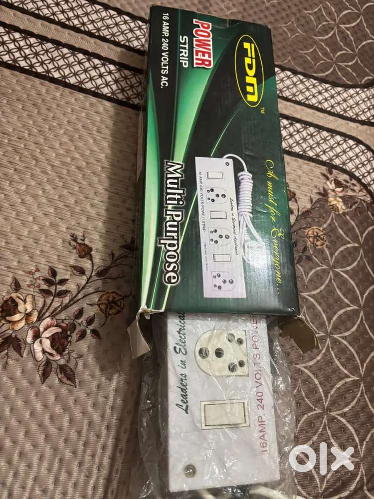 Power strip 16 AMP.240 Volts AC.(3+1)