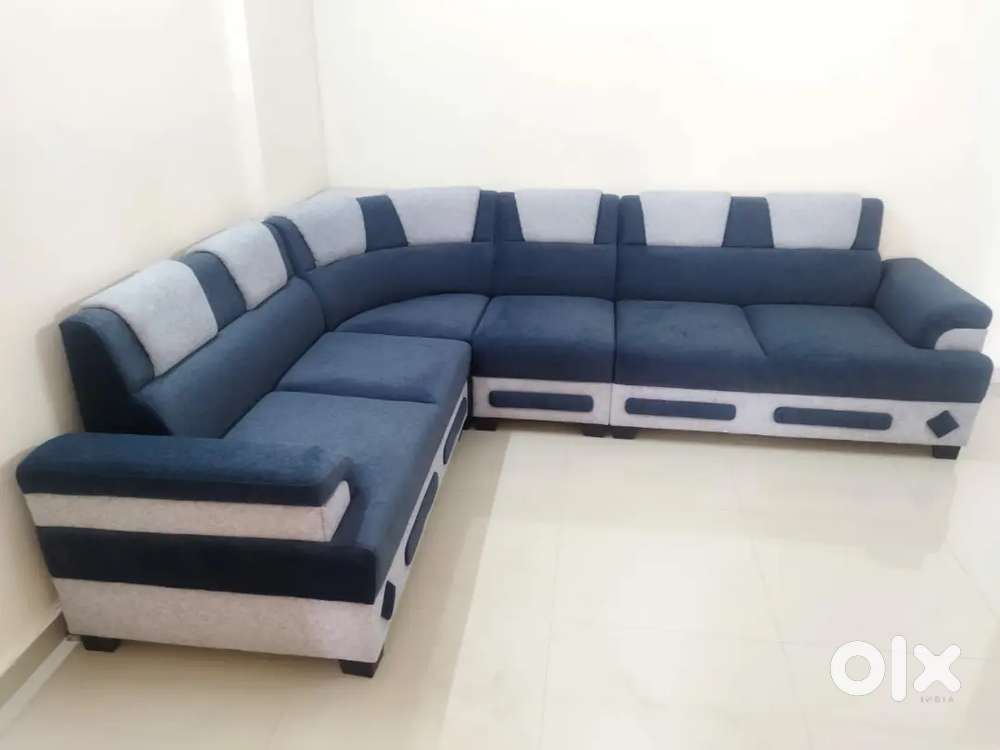 L-Shaped 6-Seater Sofa in Good Condition