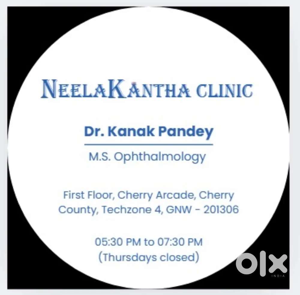 Optometrist ( Sun and Sat full day,Mon to Fri Evening 5 to 9,Thurs Off