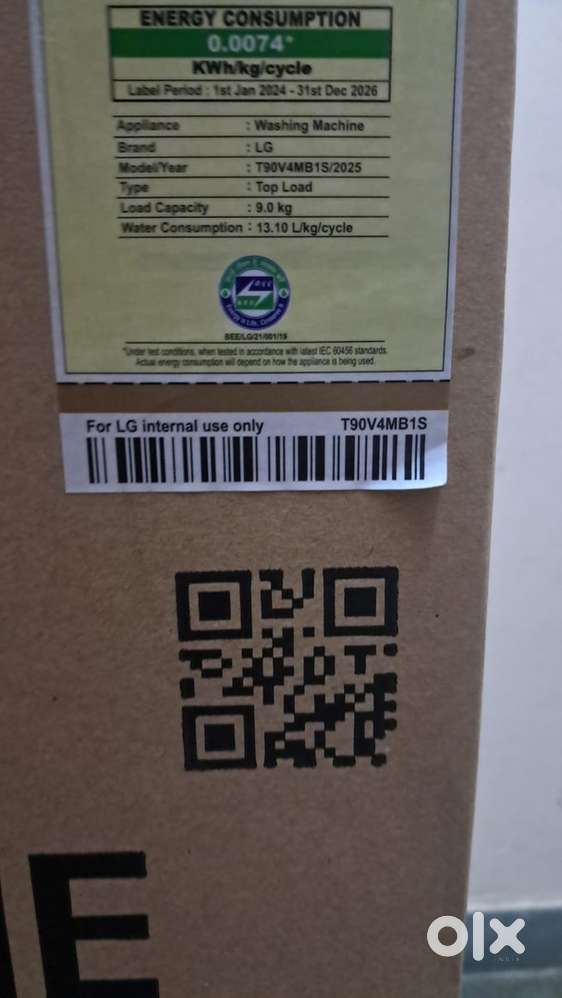 Brand New LG Top Load Washing Machine (Box Pack) – 9kg  2025 Model