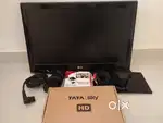 LG LED 22 INCH TV WITH DISH AND SETUP BOX