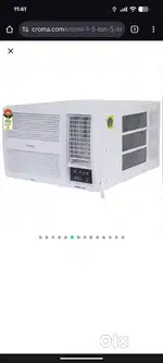 croma1.5ton 5star ac brand new condition