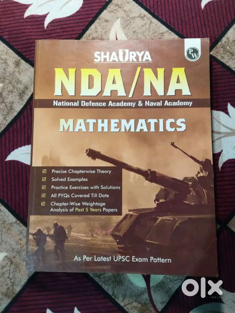 Shaurya NDA/NA Mathematics Book  National Defence Academy