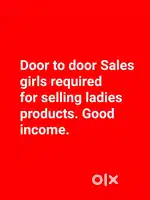 Door to door Sales girls required