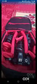 1500d canon with 2 lens