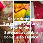 Saree draping 399 per saree