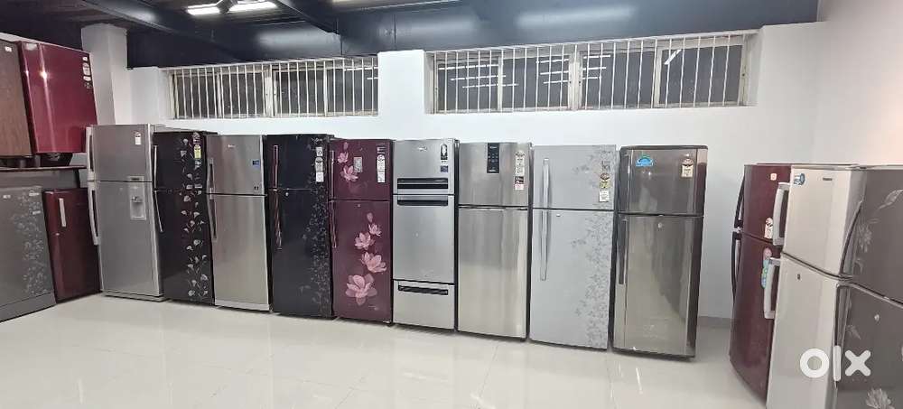 Lightly used double door refrigerators with warranty and delivery