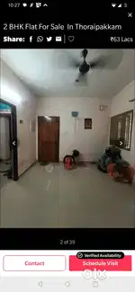 2 bhk ground floor flat available for sale. 5 mins wa