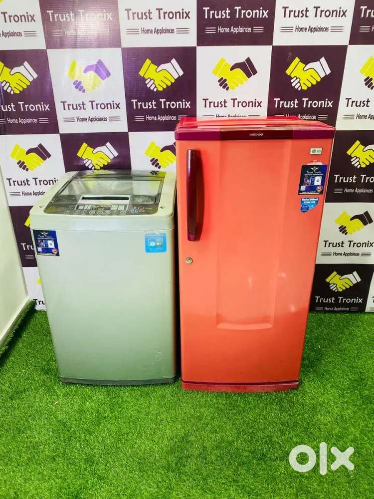 021# 6.2kg LG washing machine & 190ltrs single door fridge