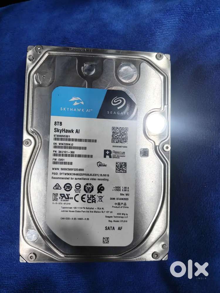 SEAGATE SURVEILLANCE 8TB HDD 3 YEARS DIRECT WARRANTY.