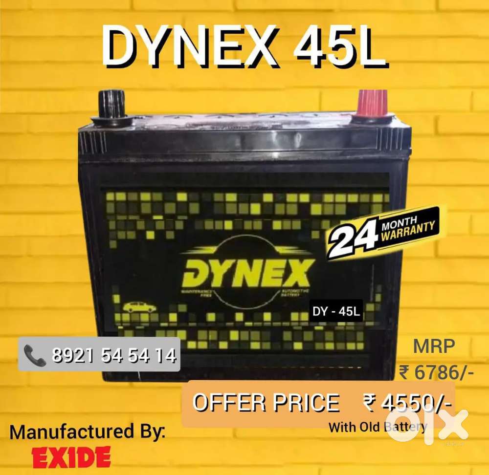EXIDE-DYNEX HONDA CITY BATTERY