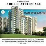 CHEVAYOOR 2BHK FLAT FOR SALE - 65 LAKHS