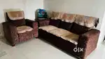 One 3 seater sofa and Two single chair, complte 5 seeting sofa