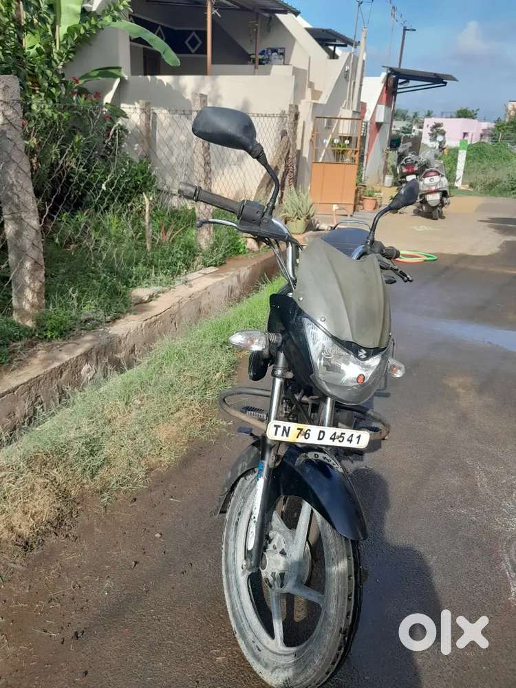 Front tyre new rear tyre original sparingly used one owner