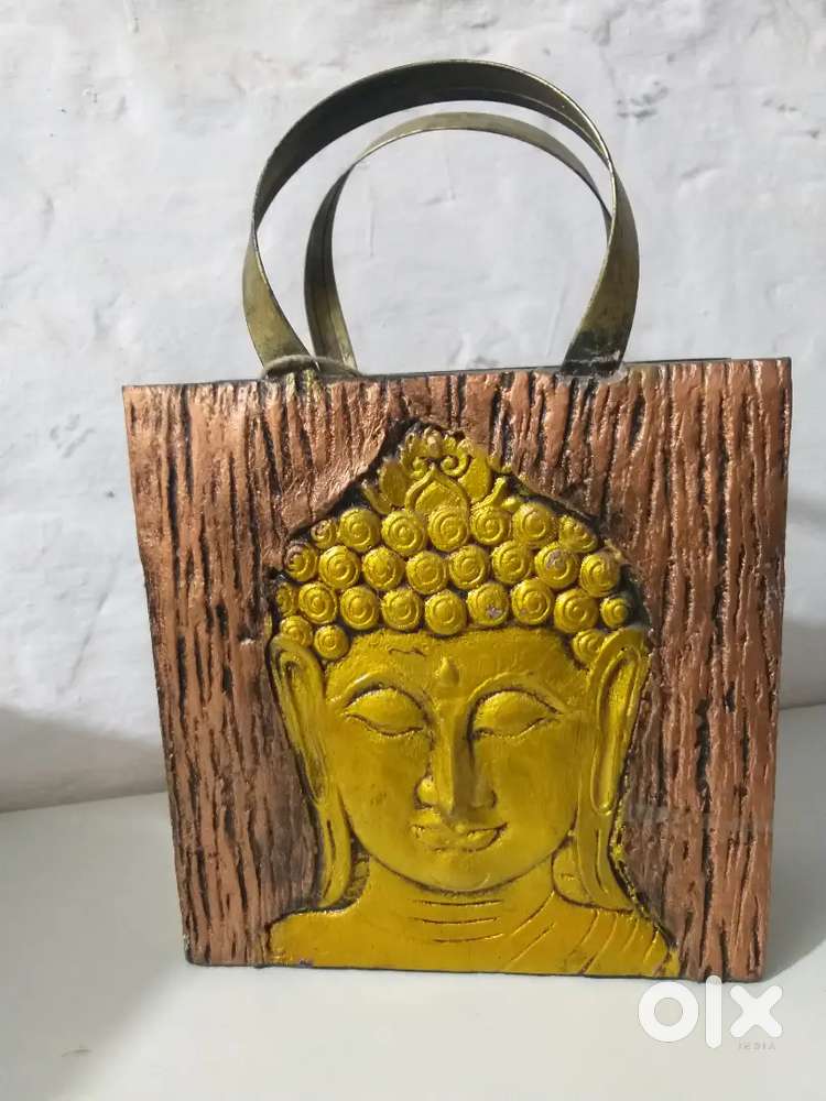 Handicraft wall decor wall clock charpai cane furniture cane planter