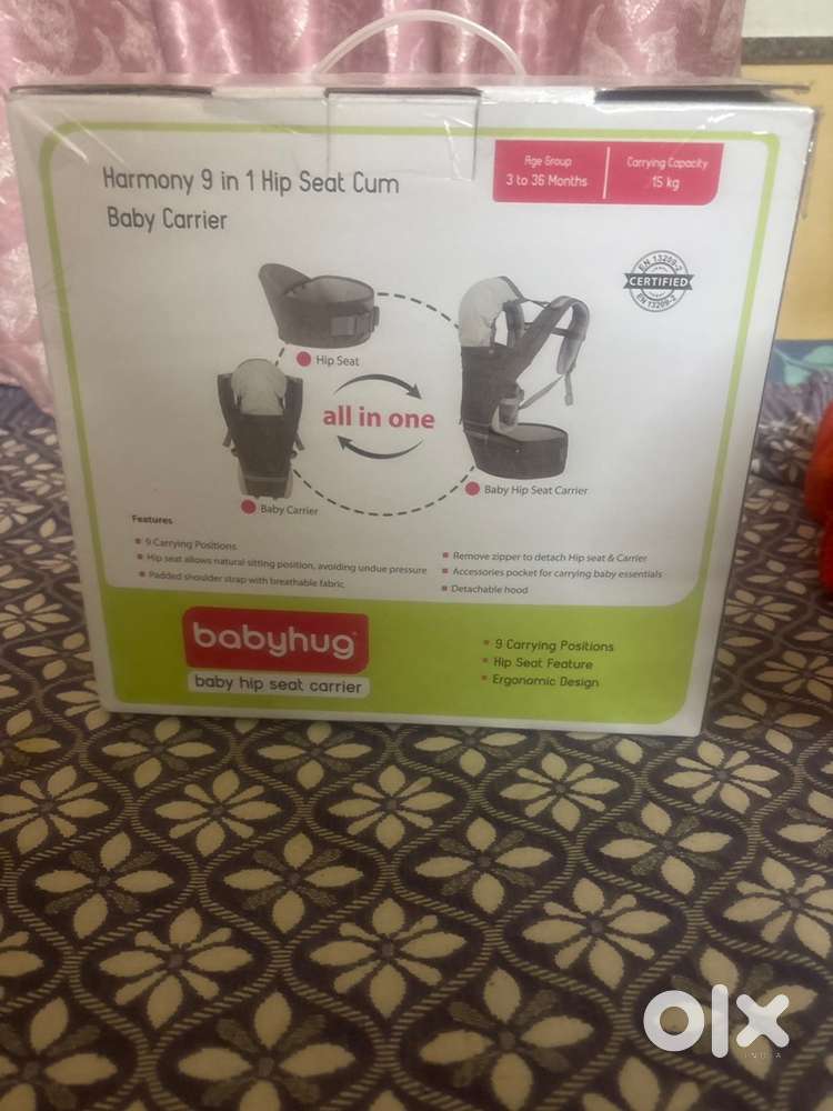 Baby hug hip seat carrier